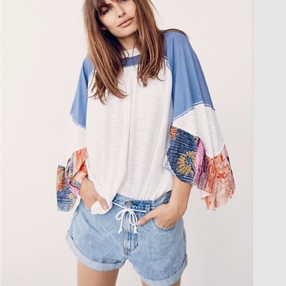 We The Free Free People Boho flowy top